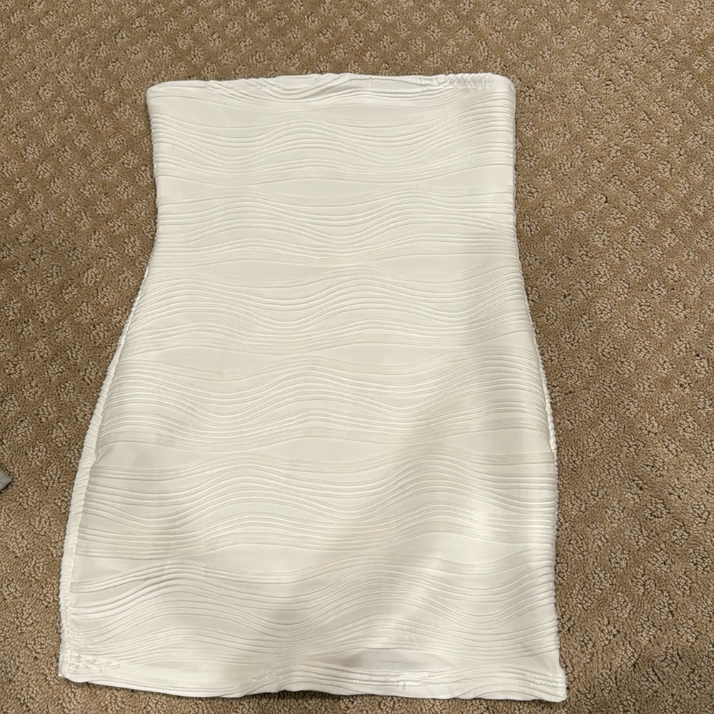 White mini dress